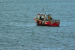Le chalutier (Photo prise dans le port de Howth en Irlande)