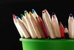 Pot de crayon (Pot de crayon en essayant de travaillé la lumière !)