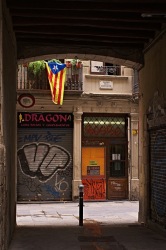 Barcelone 2011 (Série de photo de Barcelone prise lors de notre week-end prolongé chez Jeff et Kotono : Rue piétonne dans le vieux Barcelone)