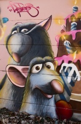 Ratatouille (Photo d'un graffiti issu d'une série prise à Soisy-sur-Seine (91))