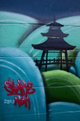 Méditation (Photo d'un graffiti issu d'une série prise à Soisy-sur-Seine (91))