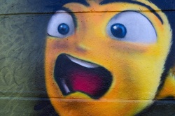 Bee movie (2) (Photo d'un graffiti issu d'une série prise à Soisy-sur-Seine (91))